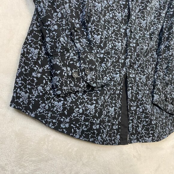 Le Chateau Men's M Tailored Fit 16-16 1/2 Rose Vineyard Button Up Dress Shirt - Picture 5 of 9